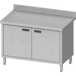 Table facile à monter avec portes, profondeur 600 mm GREDIL 950156080S