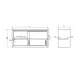Armoire murale facile à monter, profondeur 300 mm GREDIL 951723080