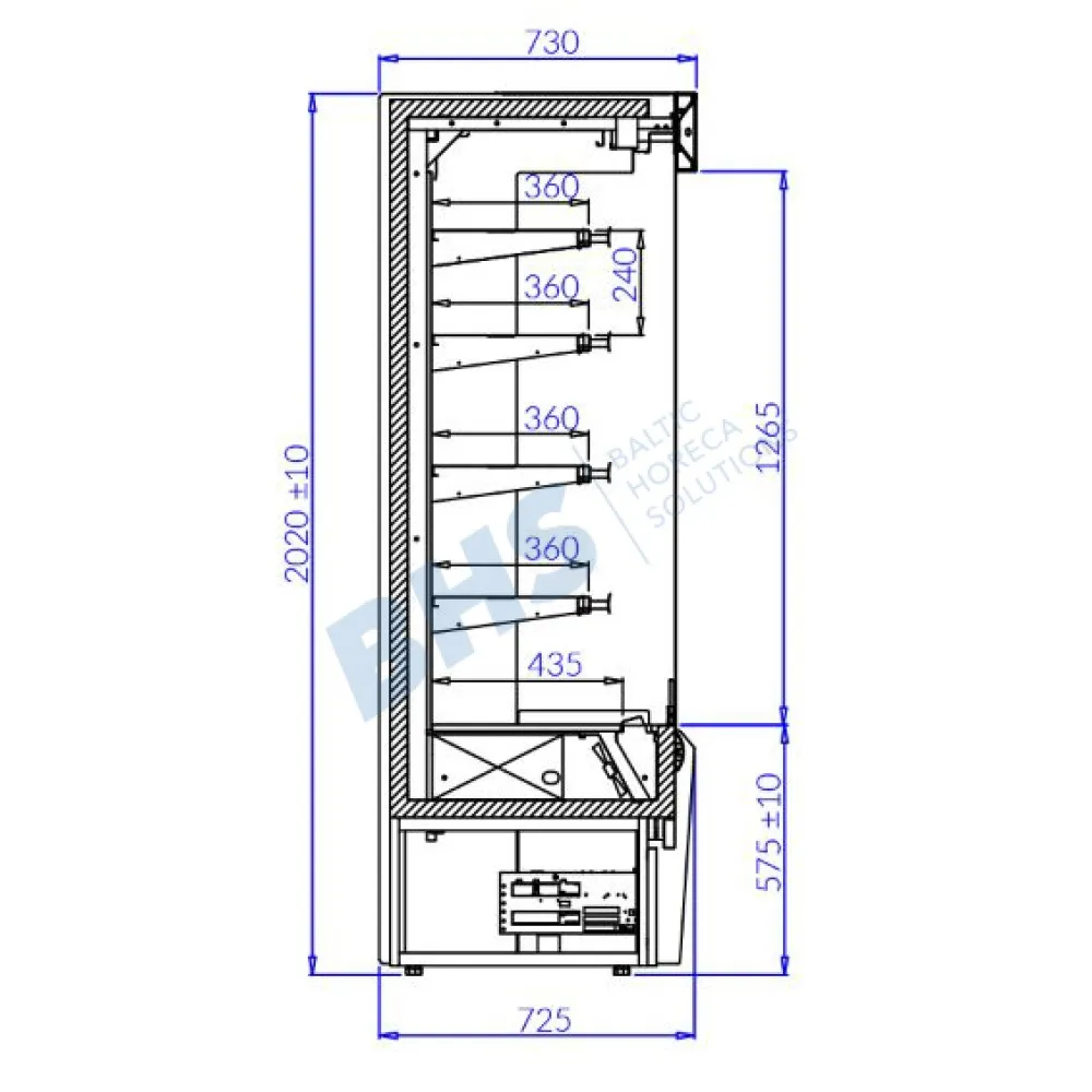 Vitrine IGLOO BL103