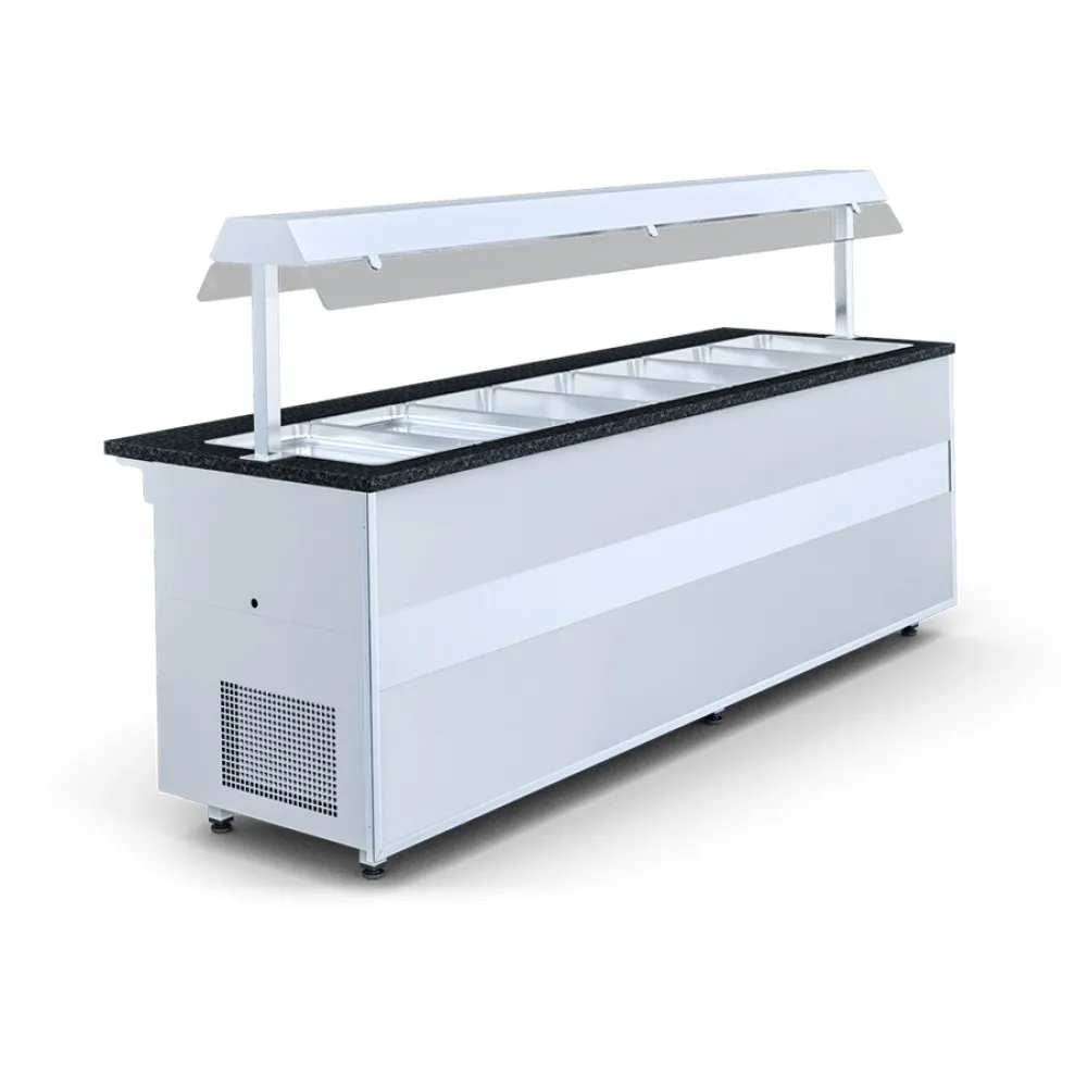 Vitrine chaude pour cantine IGLOO GL100/OP