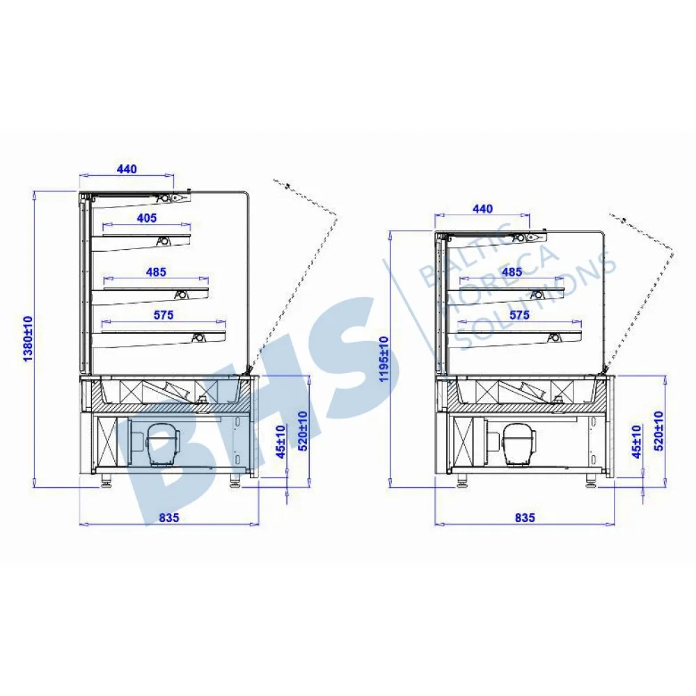 Vitrine pâtissière IGLOO CU103.3