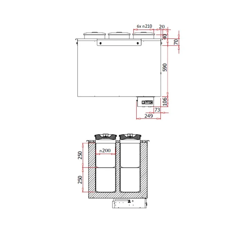 Vitrine à glaces IGLOO GT200-c