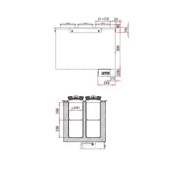 Vitrine à glaces IGLOO GT200-c