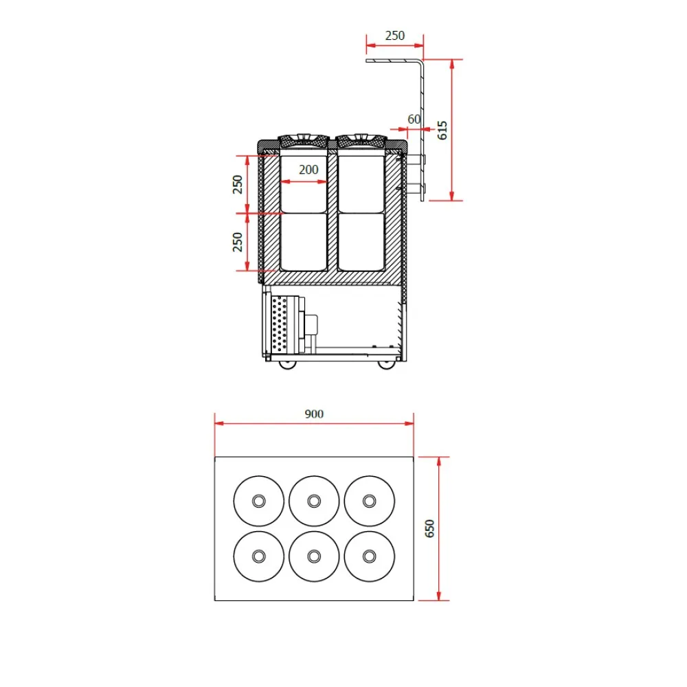Vitrine à glaces IGLOO GT200