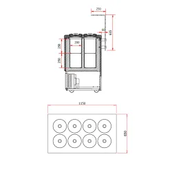 Vitrine à glaces IGLOO GT202