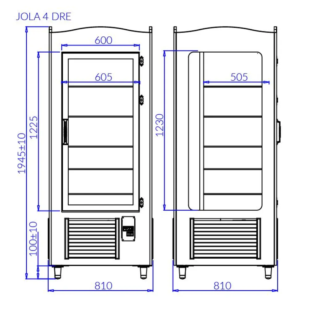 Vitrine pâtissière IGLOO JO100DRE