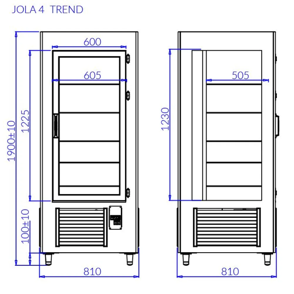 Vitrine pâtissière IGLOO JO100TREND