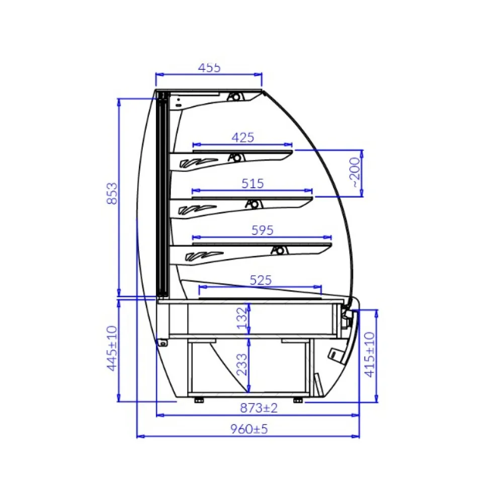 Vitrine pâtissière IGLOO JA103KN
