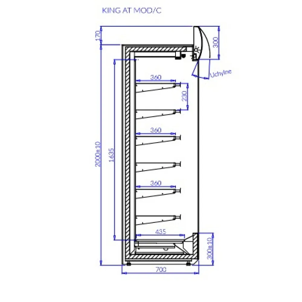 Vitrine IGLOO KG103AT-c