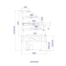 Vitrine pâtissière IGLOO JA103