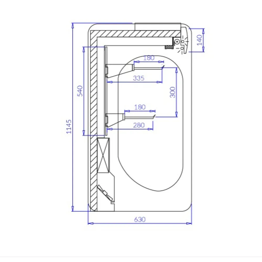 Vitrine IGLOO MI202