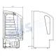 Petite vitrine de comptoir IGLOO MX100