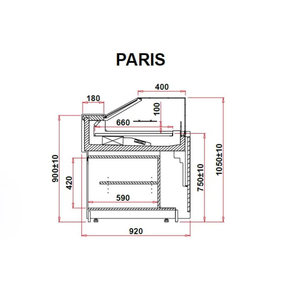 Vitrine à pâtisserie IGLOO PRS140Z