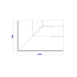 Vitrine à pâtisserie IGLOO PRS195-c