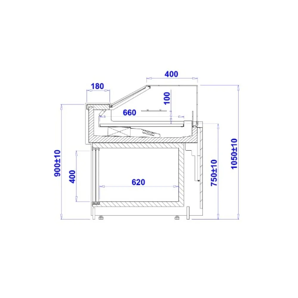 Vitrine à pâtisserie IGLOO PRS120Z-c