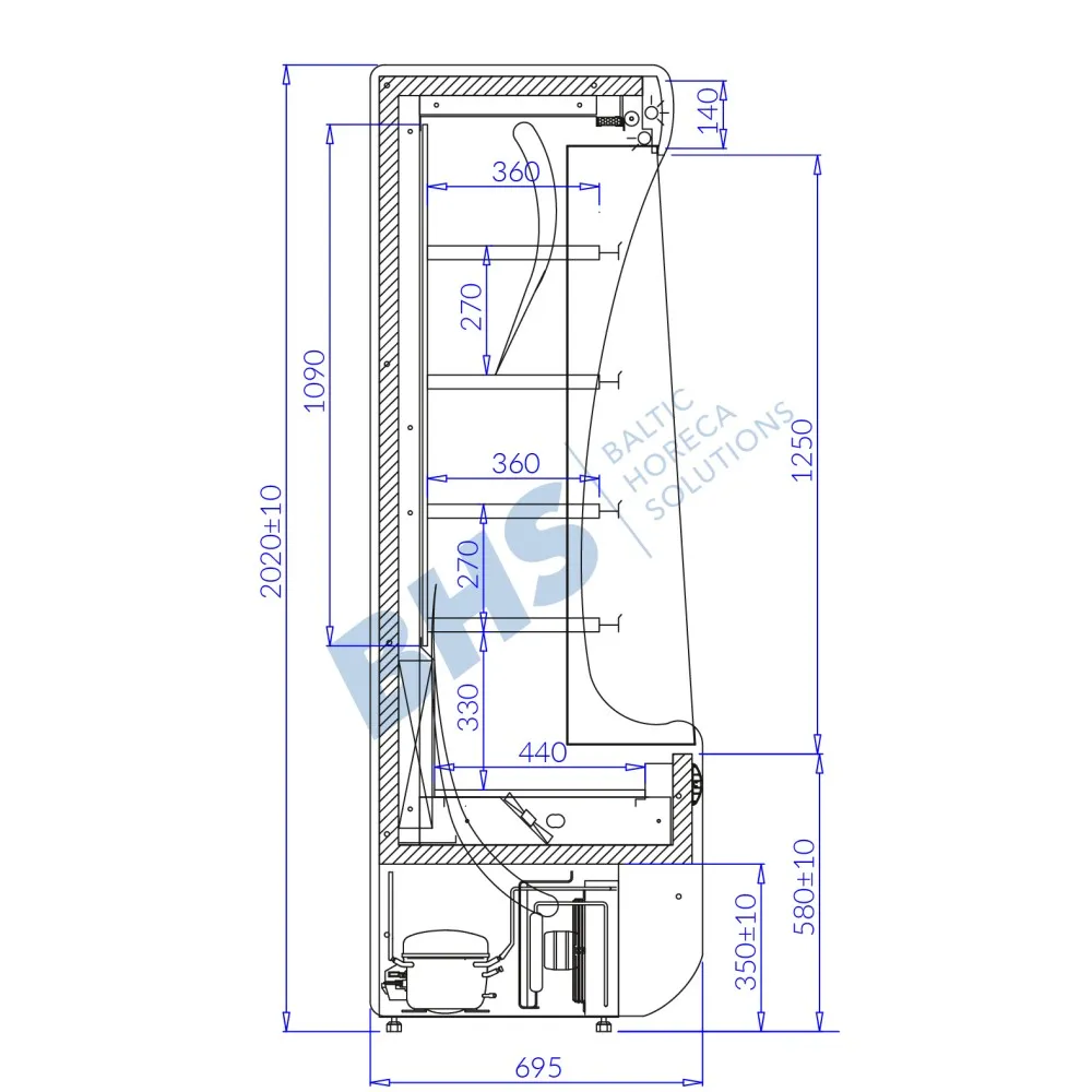 Vitrine IGLOO PA101
