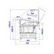 Vitrine de pâtisserie IGLOO PST90W-c