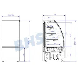Vitrine pâtissière IGLOO PR100