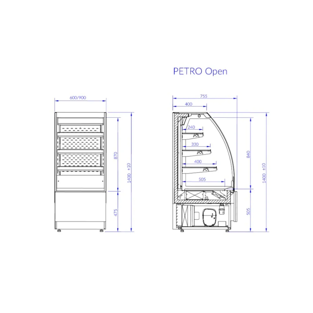 Vitrine pâtissière IGLOO PR100O