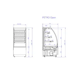 Vitrine pâtissière IGLOO PR100O