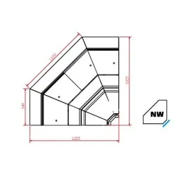 Vitrine à viande IGLOO PRXNW90