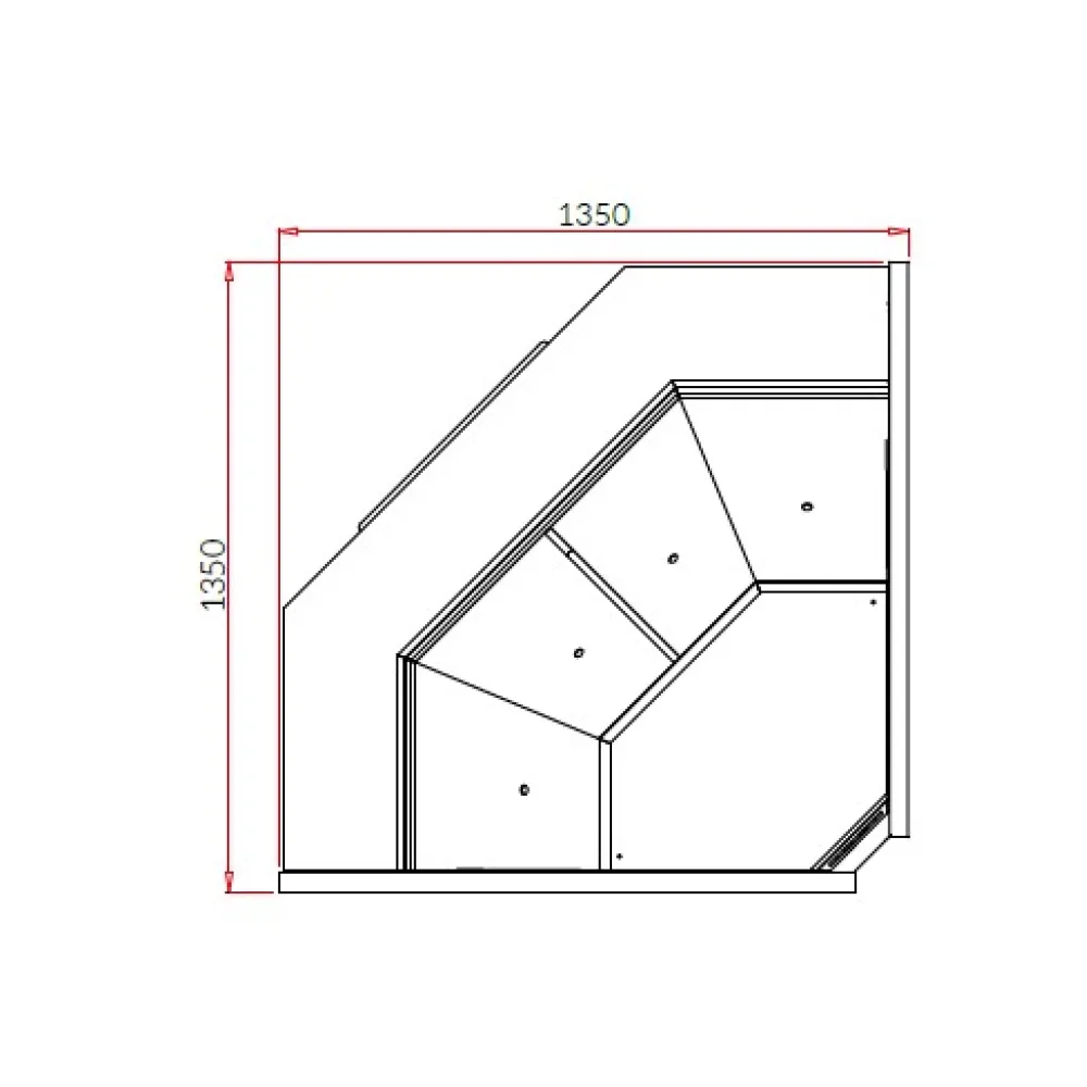 Vitrine à viande IGLOO SA290WG-NW90-c