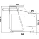 Vitrine à poissons et fruits de mer IGLOO LS-SU1500