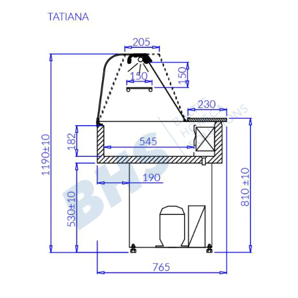 Vitrine à viande IGLOO TA100