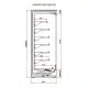 Vitrine IGLOO VT100.800H-c
