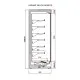 Vitrine IGLOO VT100.800H-c