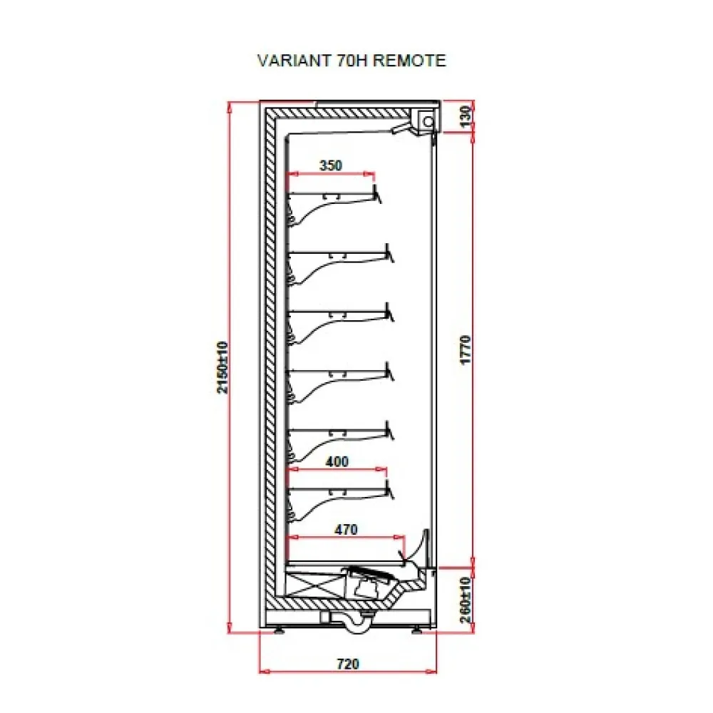 Vitrine IGLOO VT101.700H-c
