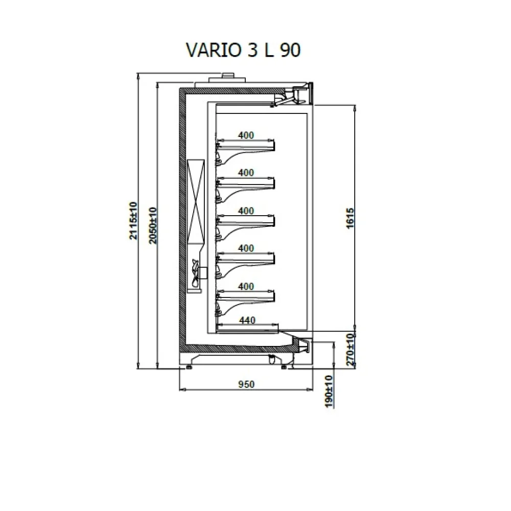 Vitrine IGLOO VR330.900L