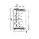 Vitrine IGLOO VR330.1100L