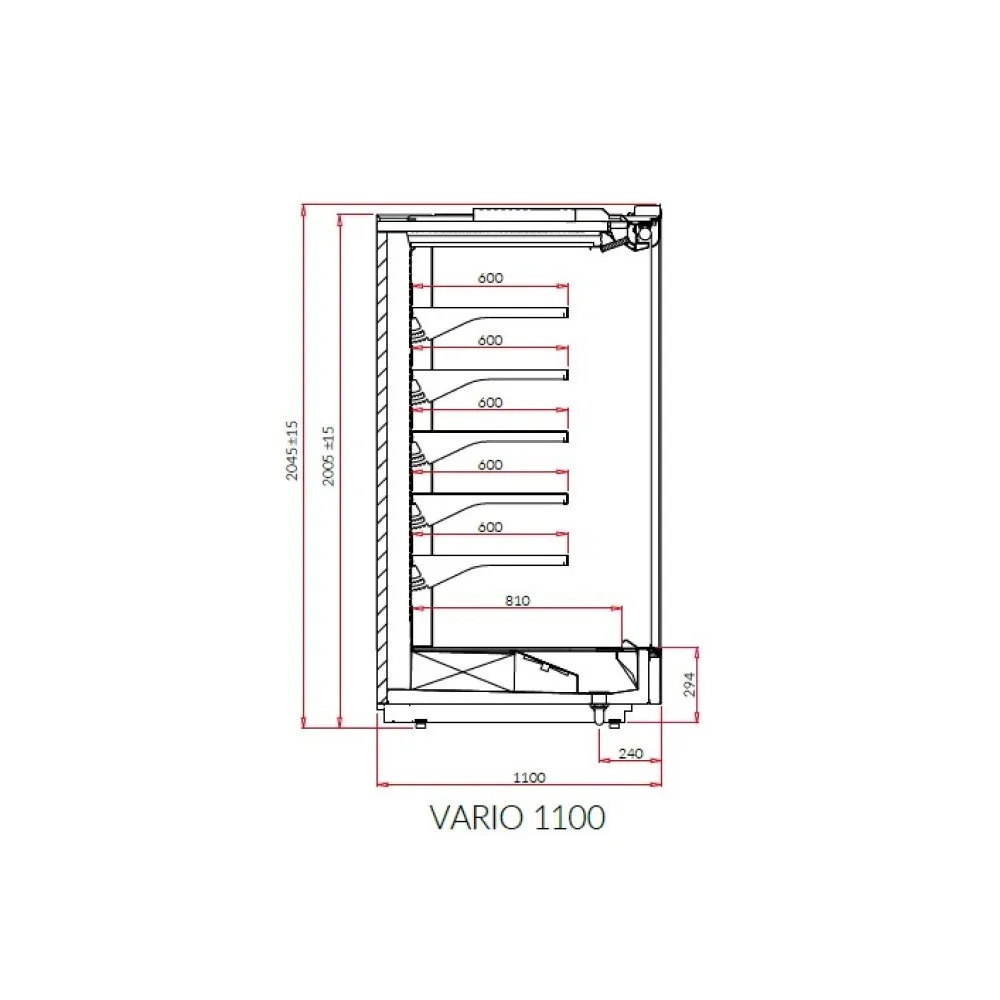 Vitrine IGLOO VR130.1100L
