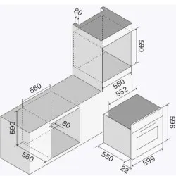 Four encastrable ILVE OV601GT3