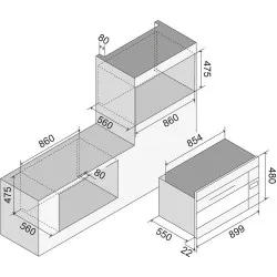 Four encastrable ILVE OV948SLE3