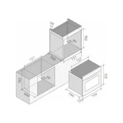 Four encastrable ILVE OV30GT31
