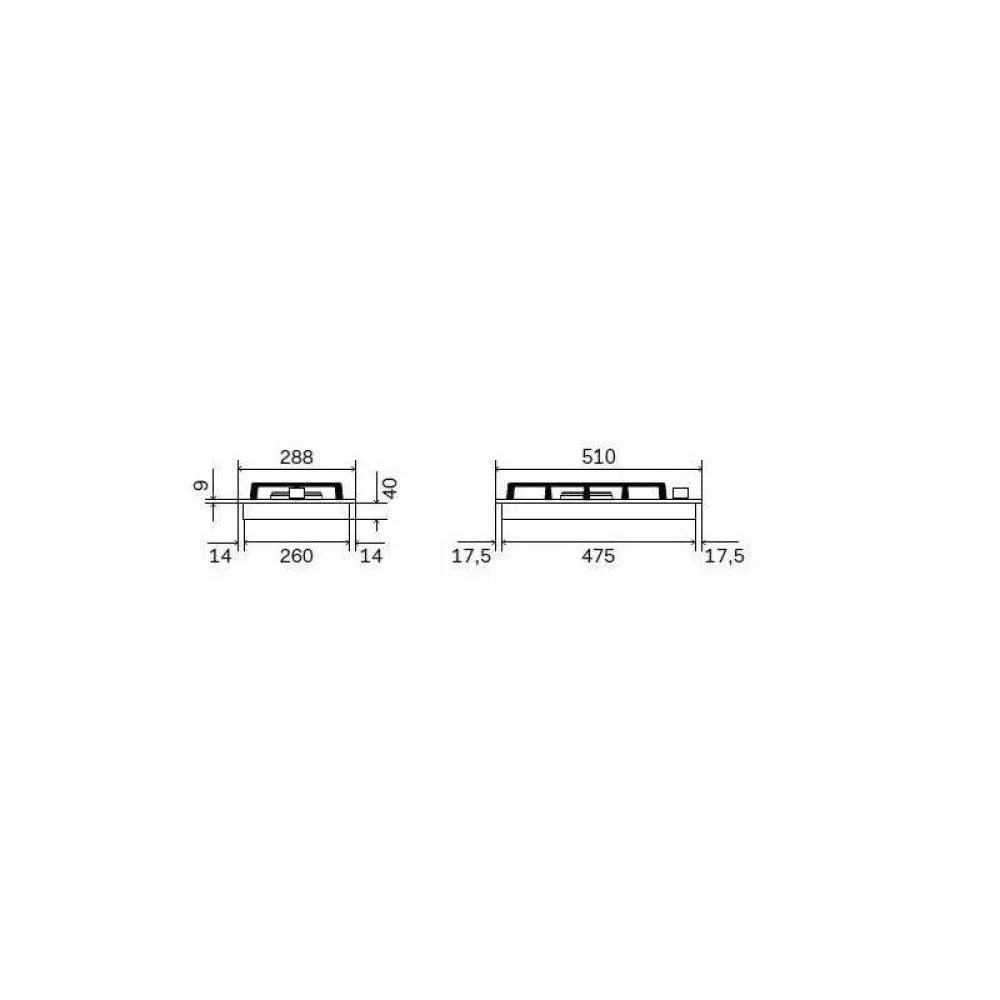 Plaque de cuisson ILVE HCG30CK