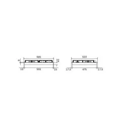 Plaque de cuisson ILVE HCG60CK
