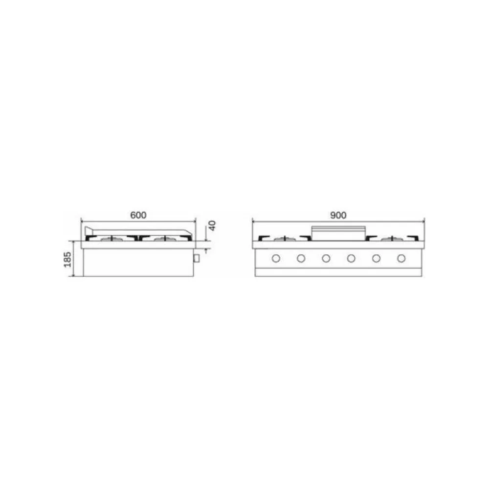 Plaque de cuisson ILVE HCP90FD