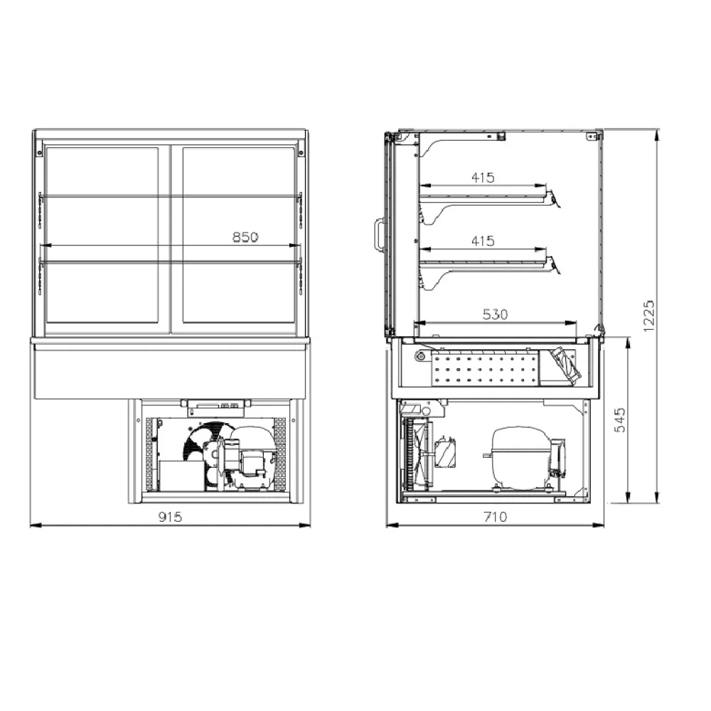 Module de ligne de self-service JUKA G-1-FDCH-120
