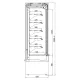 Vitrine à impulsions JUKA R-1-MVR-60/60-I