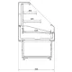Vitrine JUKA R-1-SO-90-I