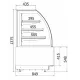 Vitrine chauffante JUKA C-1-CL-130GR