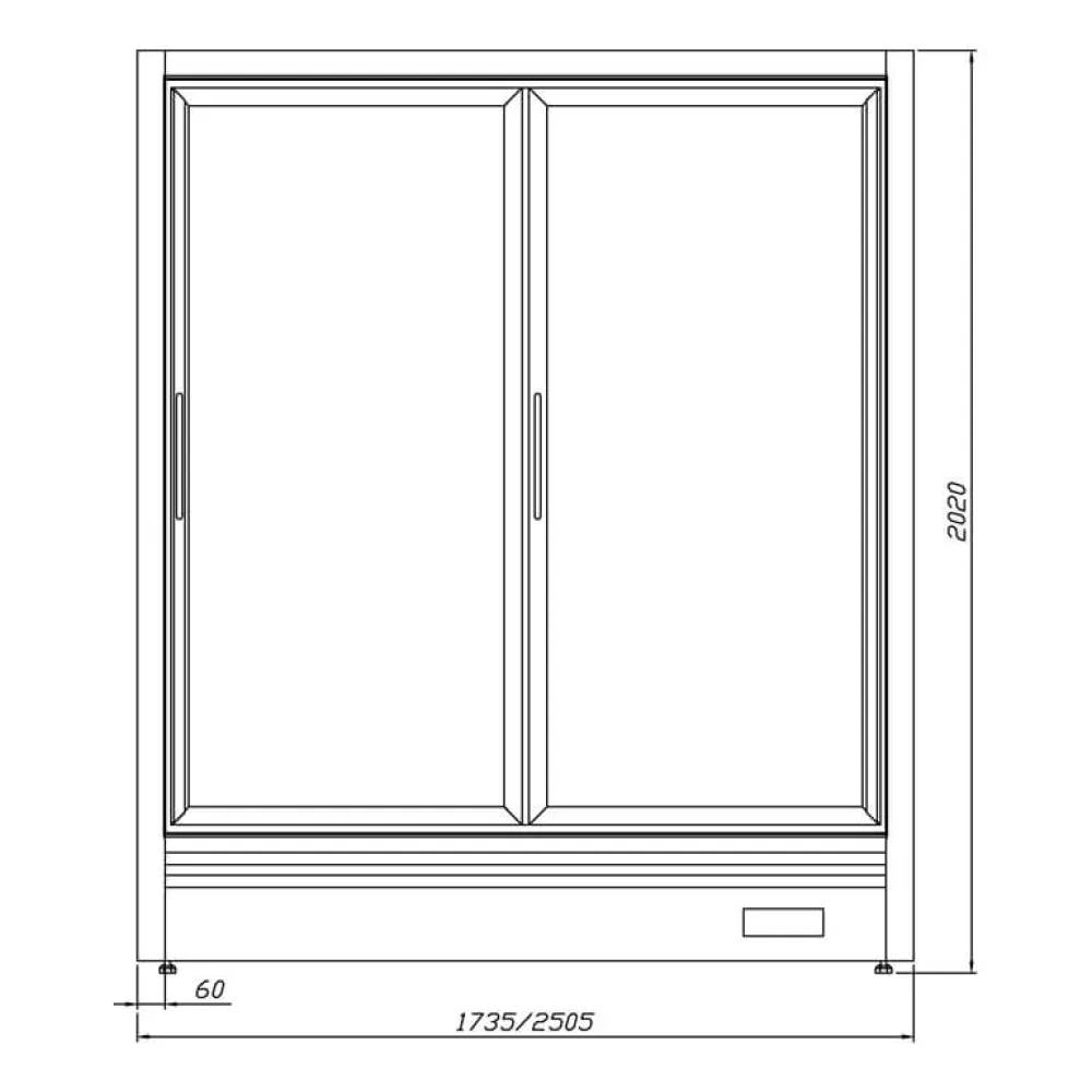 Congélateur JUKA SZ-1-OS-2D/80