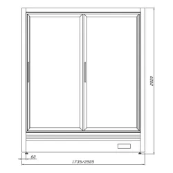 Congélateur JUKA SZ-1-OS-2D/80