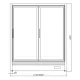 Congélateur JUKA SZ-1-OS-2D/80