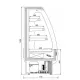 Vitrine JUKA R-1-PC-90/70