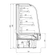 Vitrine JUKA C-1-TS/O-90/GR