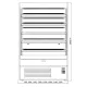 Vitrine JUKA R-1-MVR-90/60